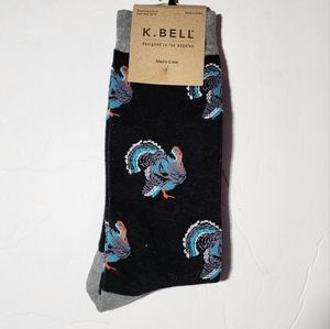 K. Bell Socks Novelty Turkey